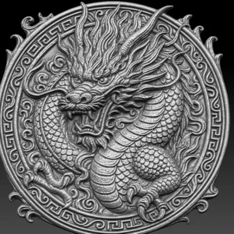 Dragon CNC Relief Model