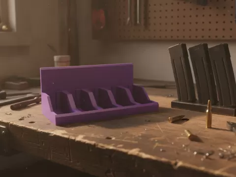 .308 Magazine Organizer for Honeycomb Storage Wall