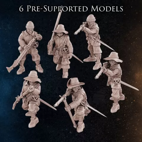 Musketeer - English Civil War - Pike & Shot by Productions Diratia
