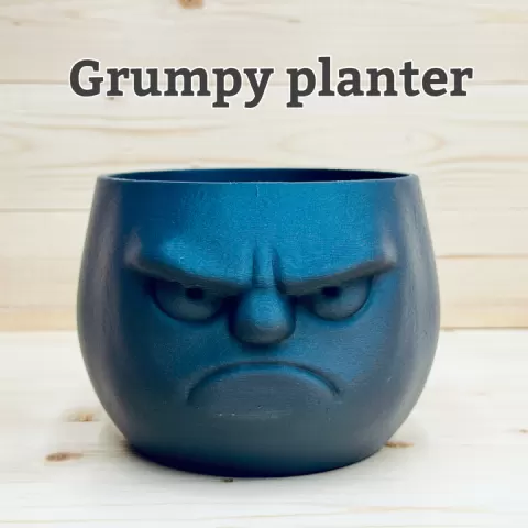 Grumpy Planter by ENIQUE3D