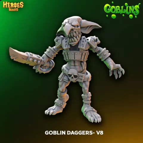 Goblin - dagger v8 by Heroes and Beasts