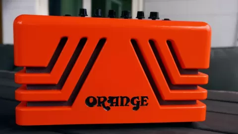 Orange Crush Practice Amp Shell