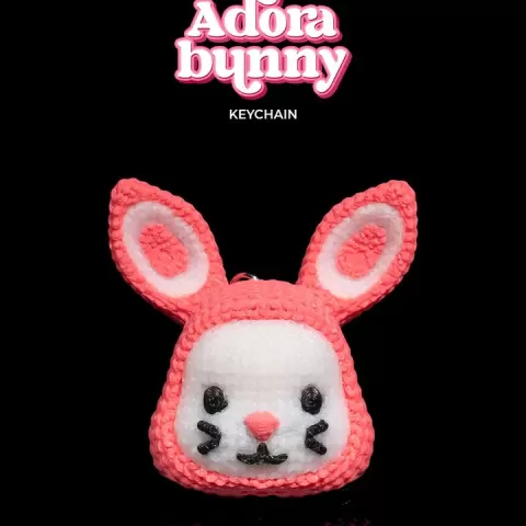 Adora Bunny Keychain by Stlflix