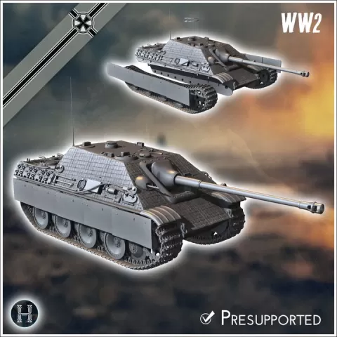 Jagdpanzer V Jagdpanther I Ausf. G1 - Germany Eastern Western Front Normandy Italy Berlin Bulge WWII by Hartolia Miniatures