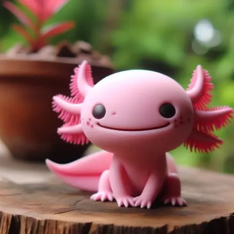 Smiley Axolotl