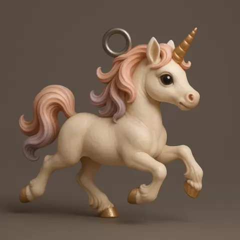 Unicorn keychain