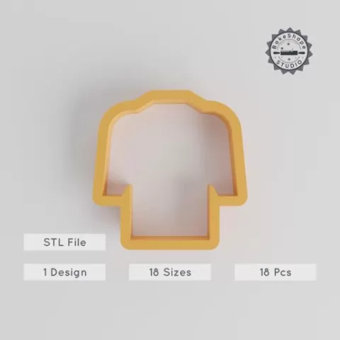Coat Shape Cutter Set, 18 Sizes, Perfect for Cookies, Fondant & Clay, Fashion Garment Design