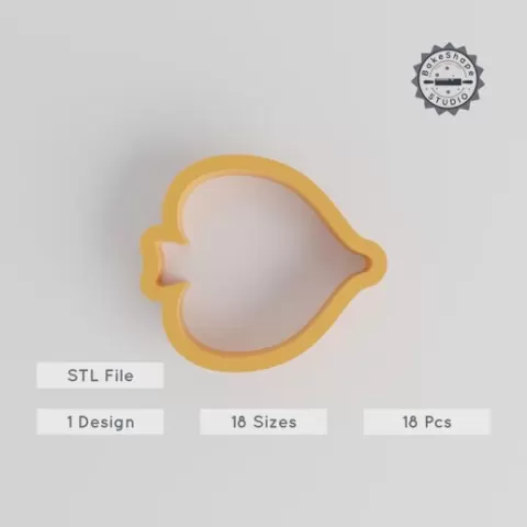 Tropical Fish Shape Cutter Set, 18 Sizes, Perfect for Cookies, Fondant & Clay, Ocean & Sealife Theme