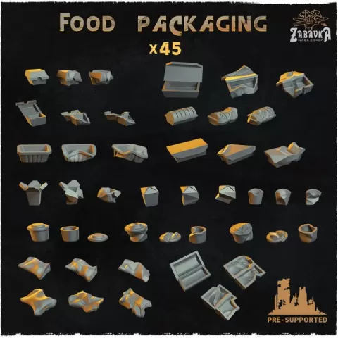 Food packaging - Basing Bits 2.0 by Zabavka Workshop