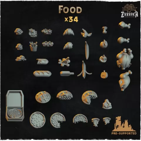 Food - Basing Bits 2.0 by Zabavka Workshop