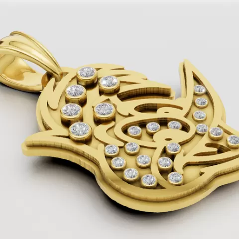 Character Pendant 3D printable model