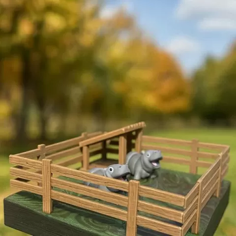🐴 Paddock Play Pen – Modular Flexi Pet Diorama