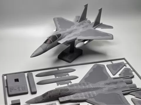 F-15 Plane Kit Card