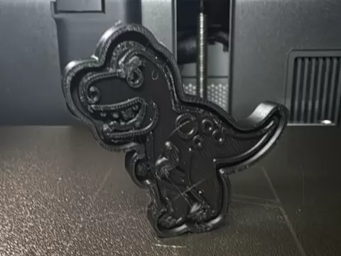 Cute T-Rex Dinosaur Clay Cutter & Stamp
