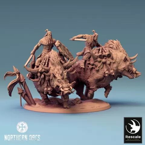 Boar Together by Rescale Miniatures