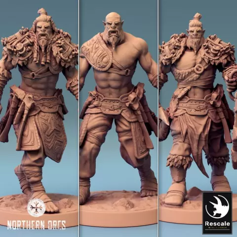Pack Orc Soldiers Dagger by Rescale Miniatures