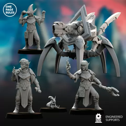 Support Artillery - High Elf Fleets by One Page Rules