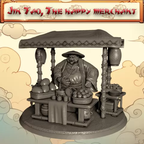 Jin Tao, The happy tigerfolk merchant by Mojibake Collectibles