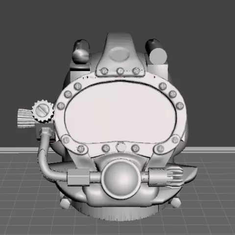 regulator diving helmet 350