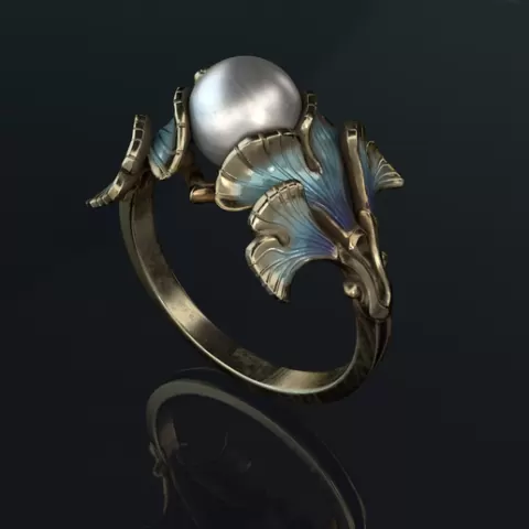 Ring leaf pearl