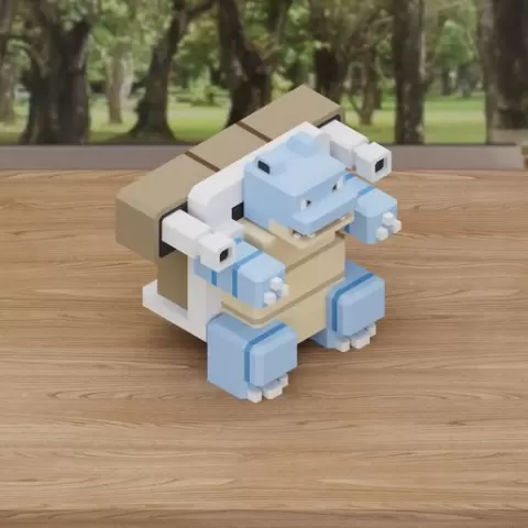 Blastoise Pokemon Multipart