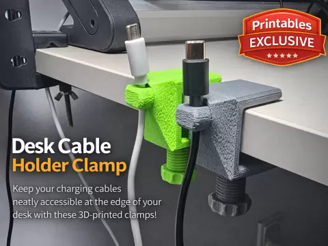 Desk Cable Holder Clamp