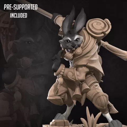 Harengon Monk by Bite the Bullet