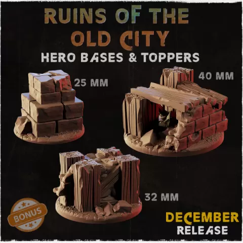 Ruins of the old city - Hero Bases & Toppers by Zabavka Workshop