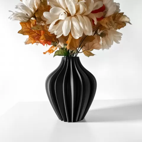 The Darin Vase, Modern and Unique Home Decor for Dried and Preserved Flower Arrangement | STL File by MODERN MACHINE