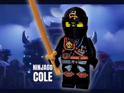 Cole Ninjago Figure * 500% Scale *
