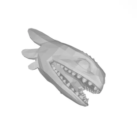 Httyd Night Fury variant two Head
