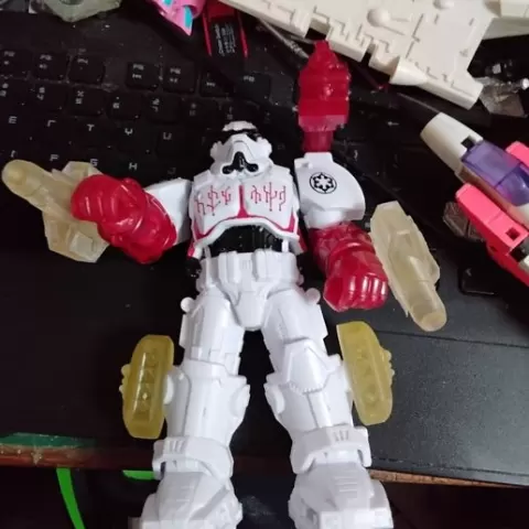 Hasbro 5mm peg compatible rocket launcher and forearm blaster