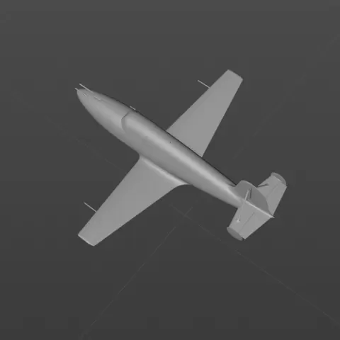Soviet BI fighter 3D model material