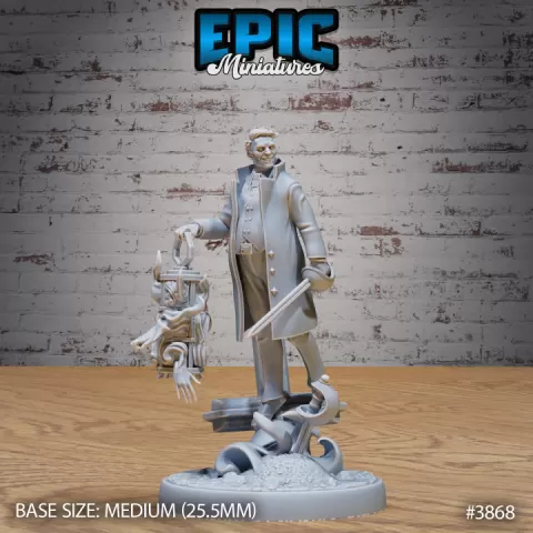 Laughing Ghost / Undead Male Villager / Evil Spirit / Zombie Warrior / Graveyard Encounter by Epic-Miniatures