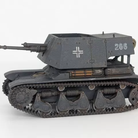 Panzerjager 35R (with 4.7cm Pak anti-tank gun) (Ad-Hoc, Germany, WW2) by Wargame3d