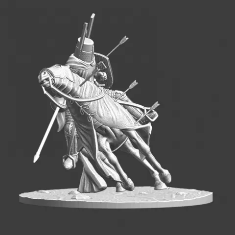 Medieval Livonian Knight - Battle of Saule 1236 by Northern Crusades Miniatures