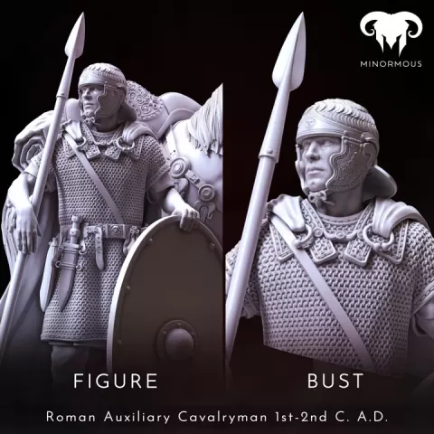 Bundle - Roman Auxiliary Cavalryman 1st-2nd C. A.D. Horsemen of Antiquity! by Minormous