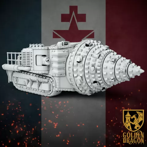 New French Republic - CSM 38A Breaching Drill by Golden Dragon Games