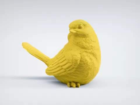 Bird Figurine 3D Scan