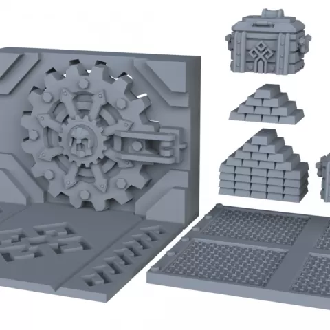 Dwarven vault Set by Moonshine Miniatures