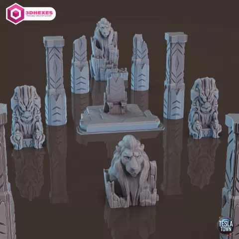 Royal Lion Chamber by 3DHexes