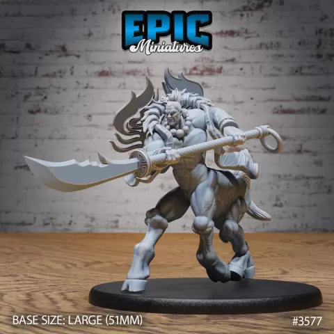 Divine Centaur / Horse Human Hybrid / Evil Cavalry / Beast Warrior / Dark Creature / Iron Fist Encounter by Epic-Miniatures