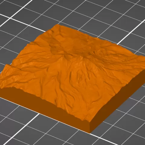 Volcan Illiniza Scale Model