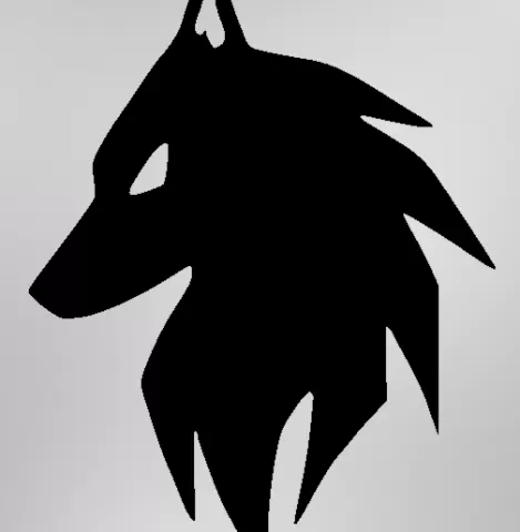 Wolf silhouette
