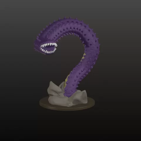 Purple worm by 3D Dungeon