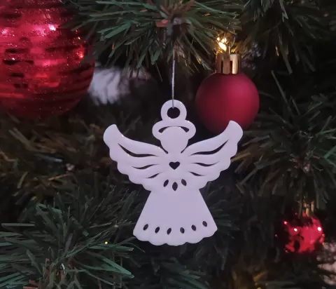 Angel - christmas tree bauble and keychain / Vánoční andělíček