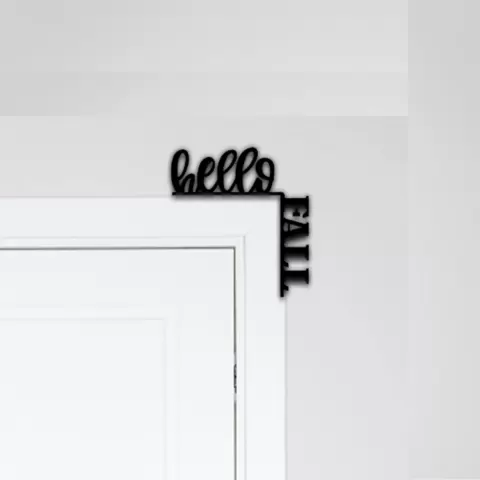 Hello Door Corner Decor - OALPO