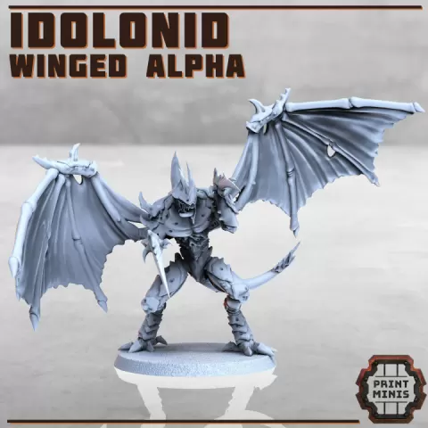 Winged Alpha - Idolonids by Print Minis