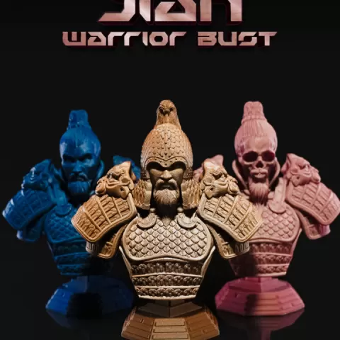 Jian Warrior Bust by Stlflix