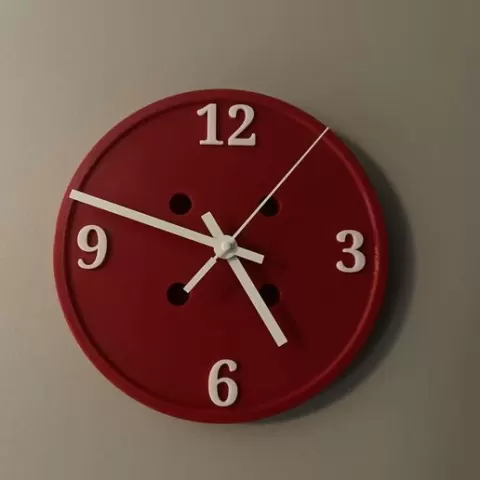 Giant Button Wall Clock
